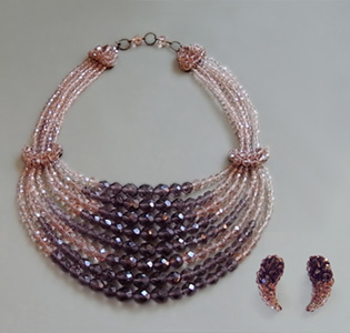 Collier Ohrclips___Glasperlen___1950___Coppola & Toppo 